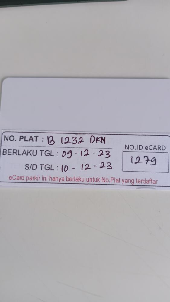 Kartu kembali
