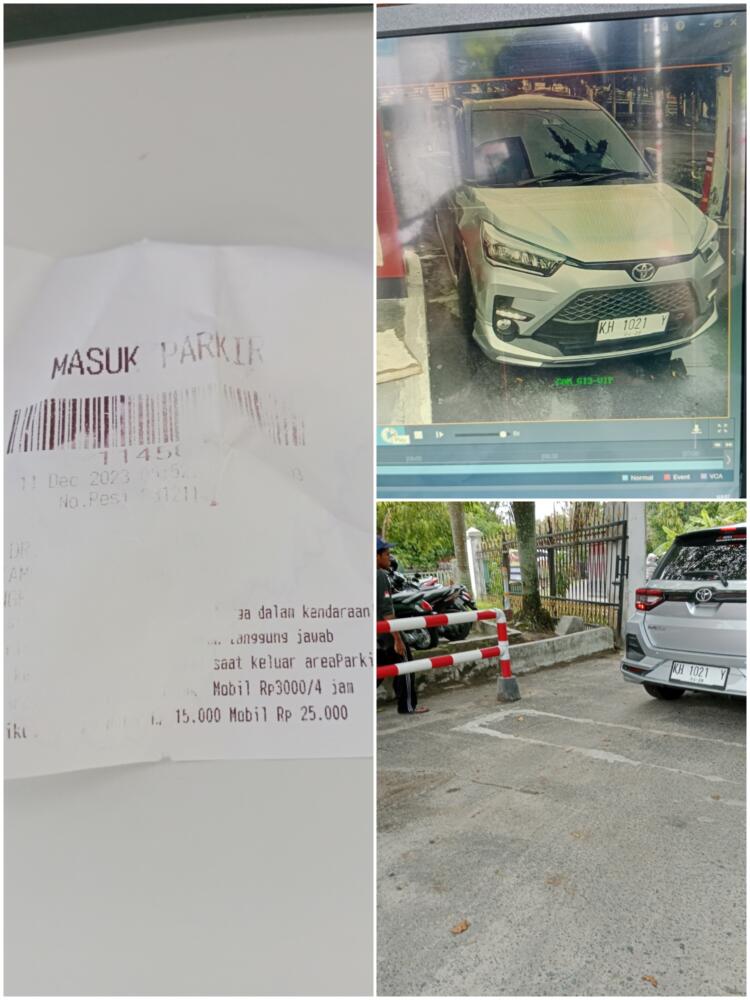 Tiket rusak/tarif manual