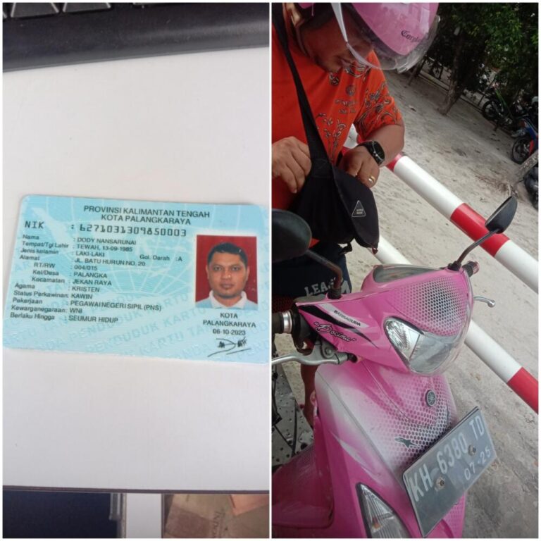 Tiket hilang sudah bayar denda