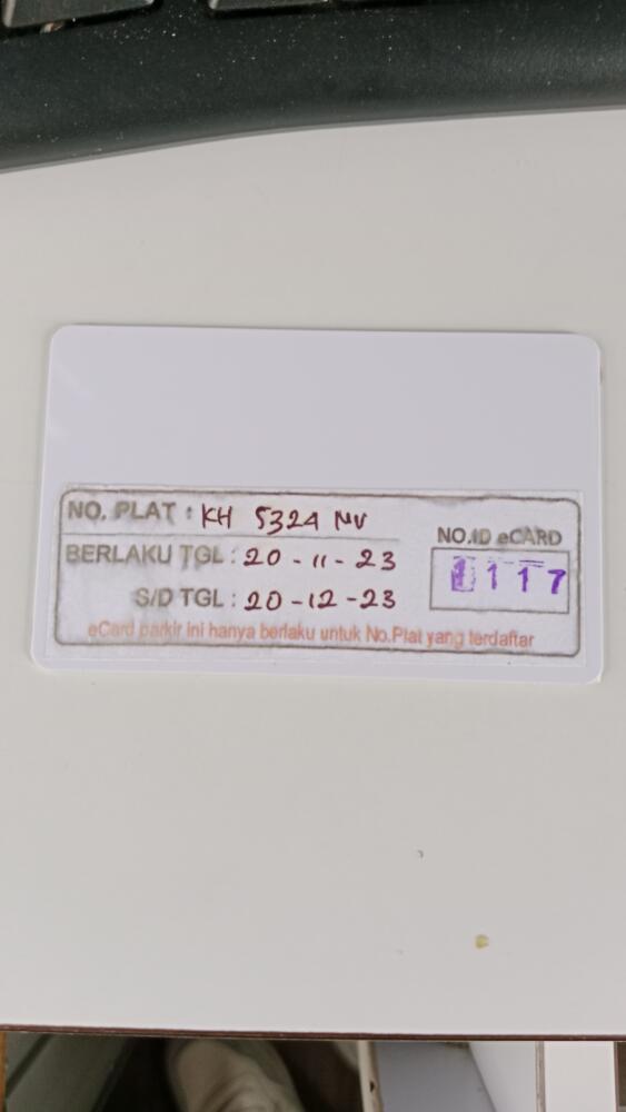 Kartu kembali