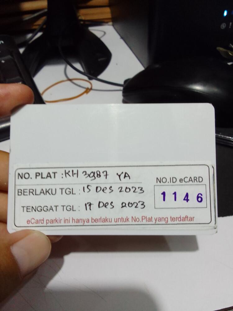 Kartu kembali
