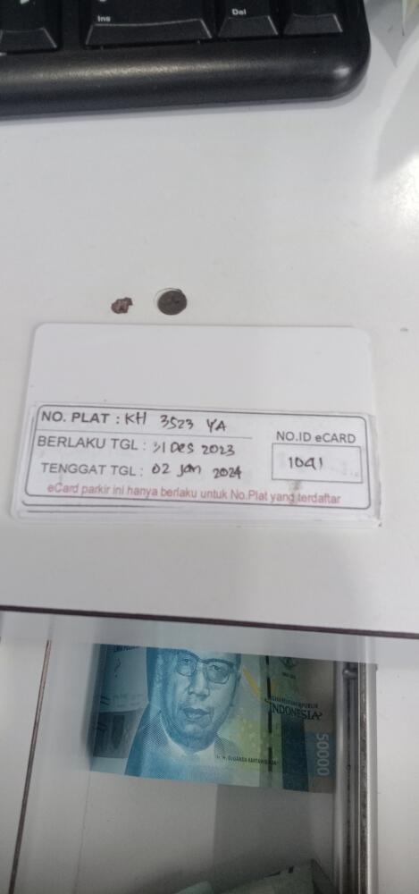 Kartu member kembali id 1041