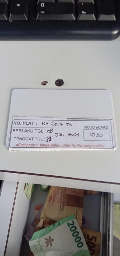 Kartu member kembali id 1030