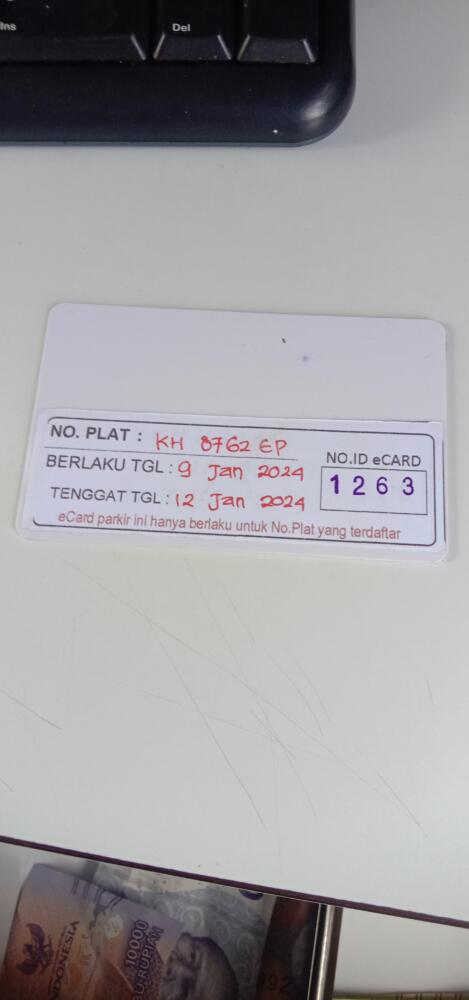 Kartu member kembali id 1263