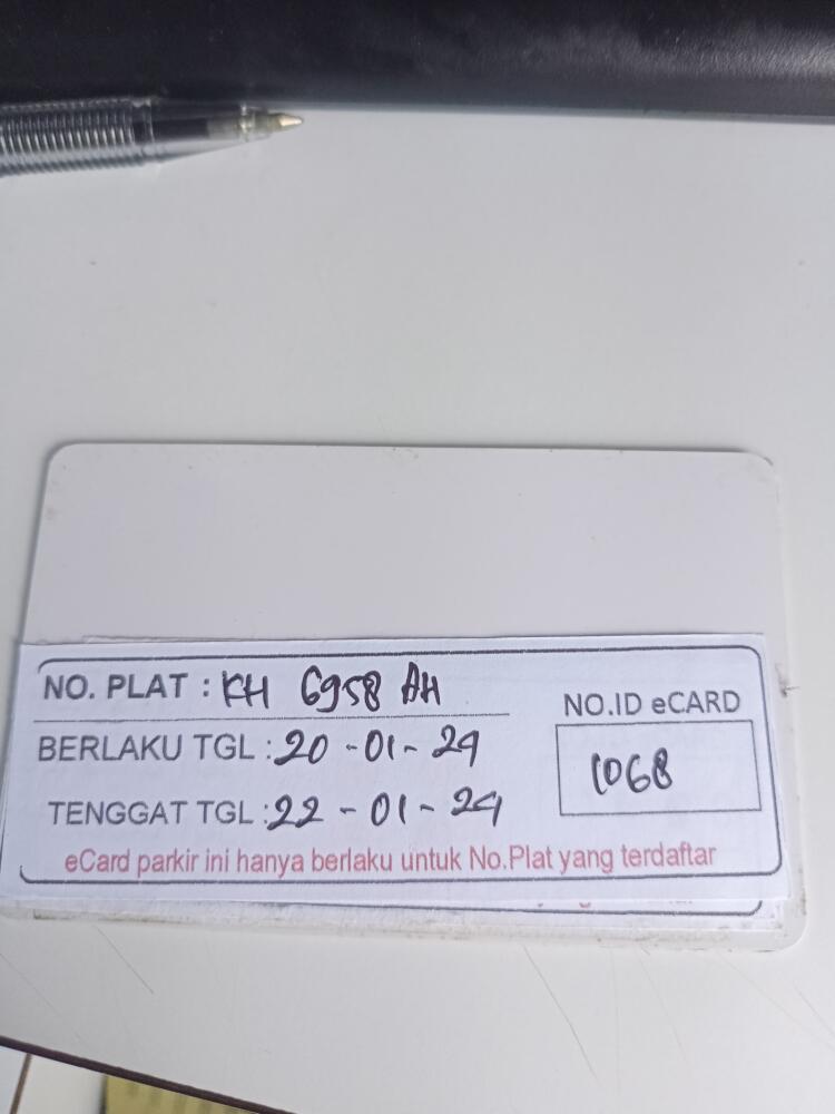 Kartu kembali