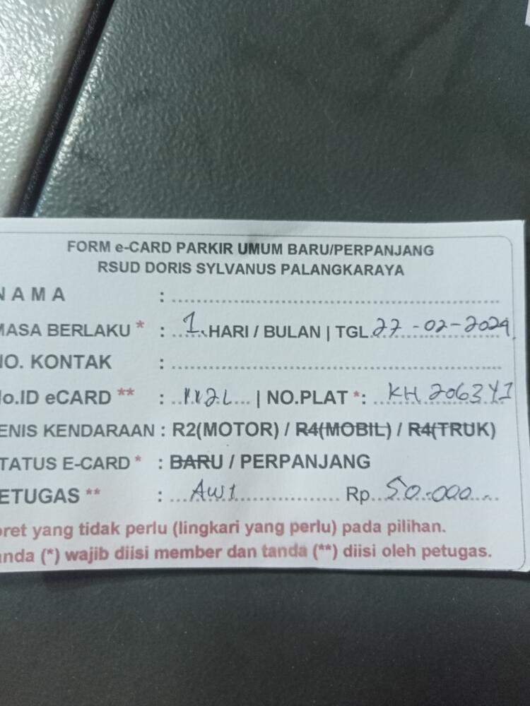 Perpanjang kartu