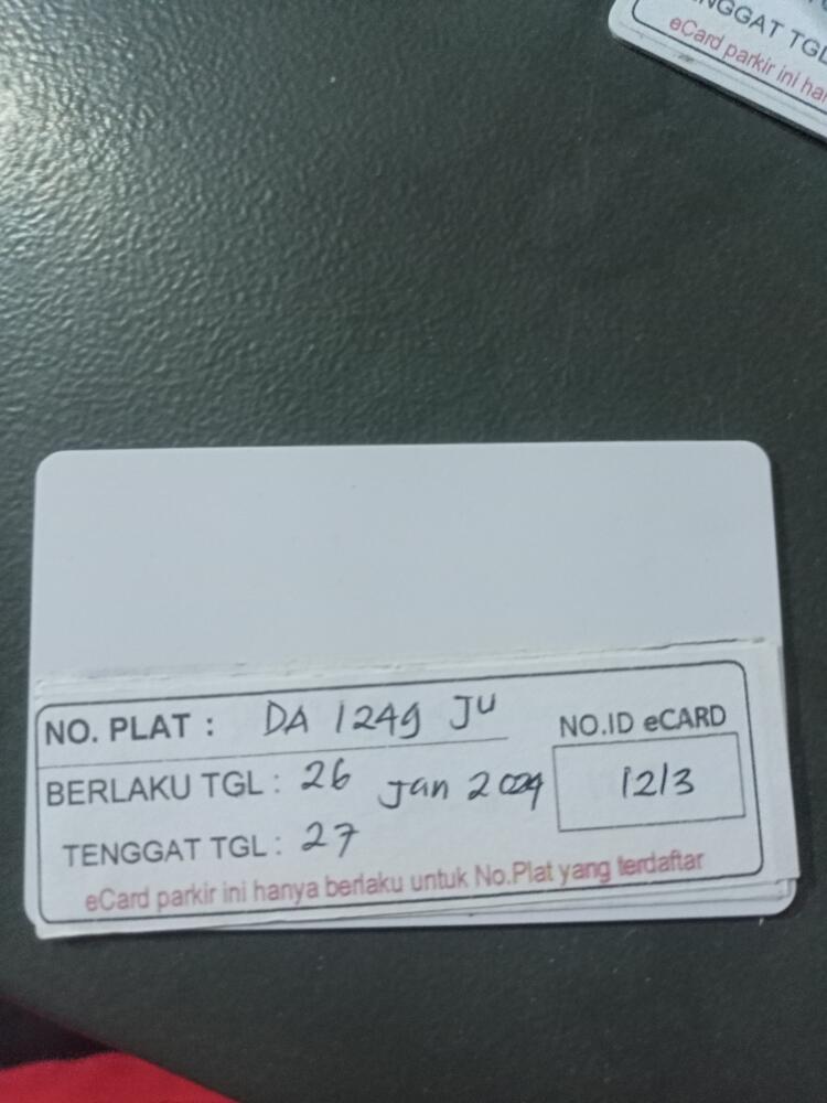 Kartu kembali