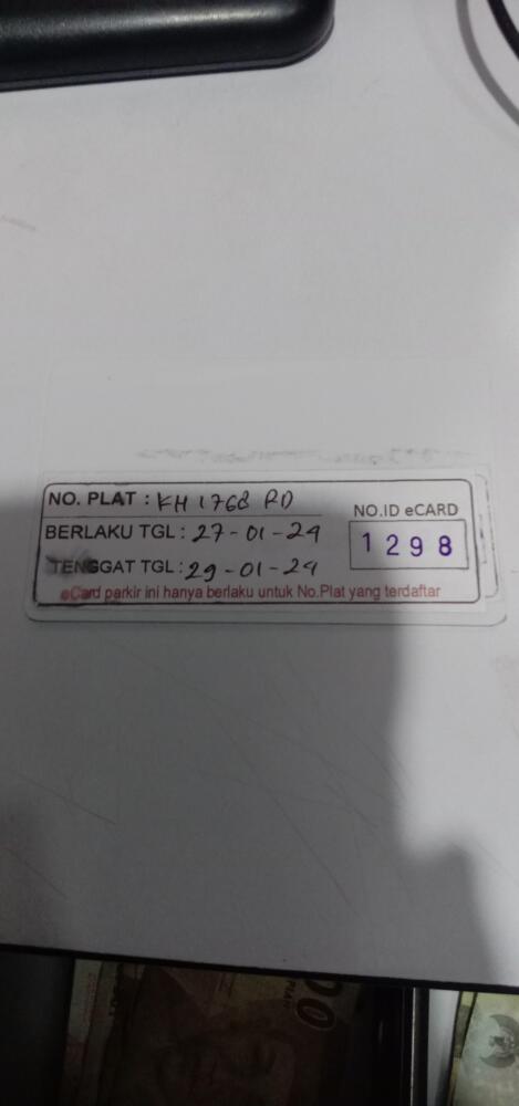 Kartu member kembali id 1298