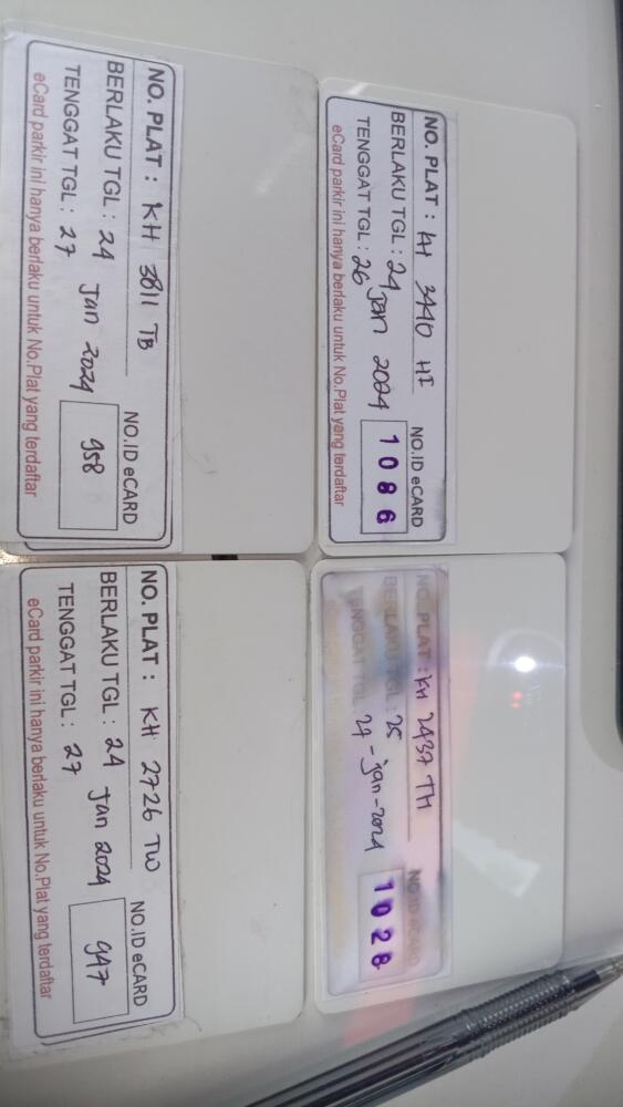 Kartu member kembali id 1086, id 1028, id 958, id 947