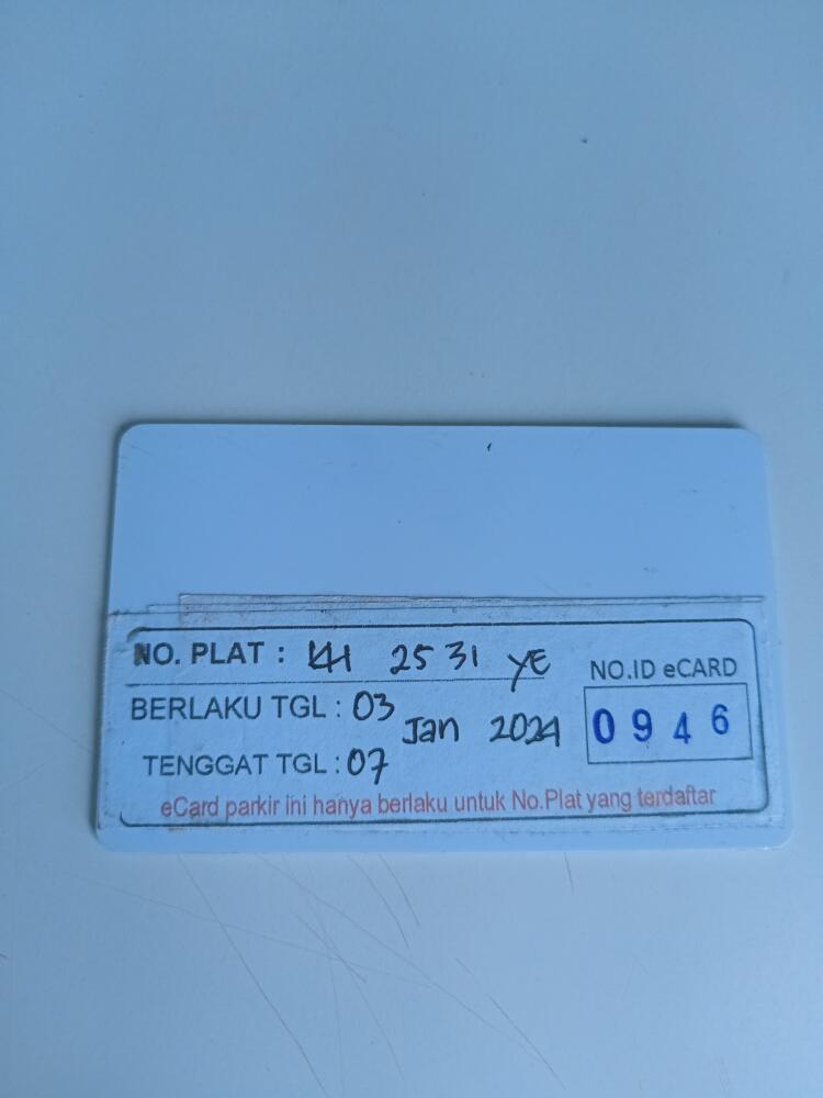 Kartu kembali