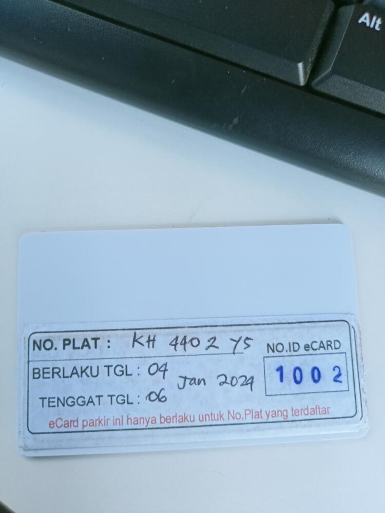 Kartu kembali