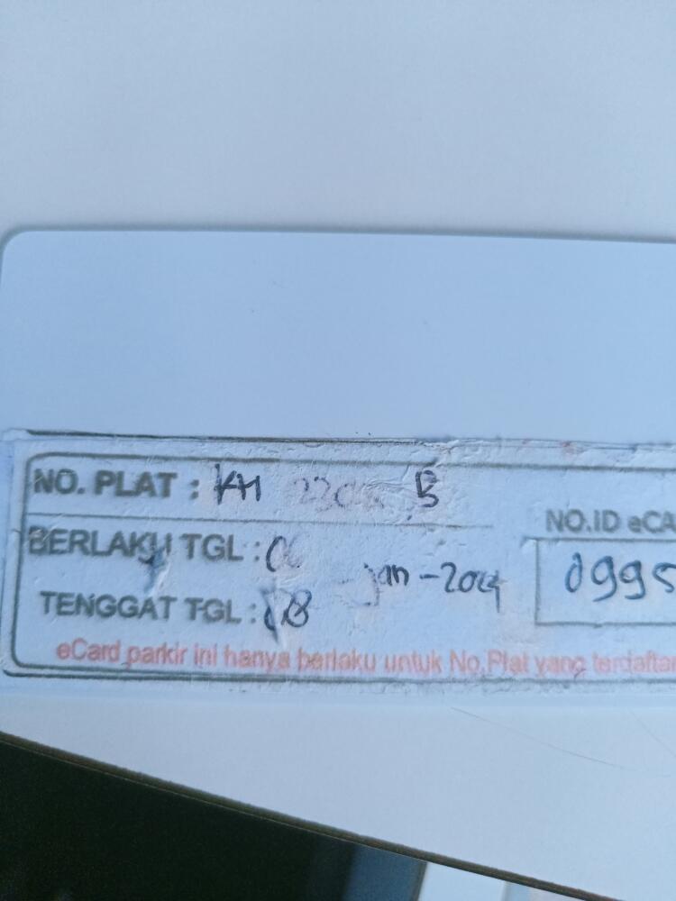 Kartu kembali