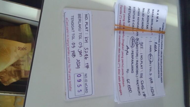 kARTU MEMBER BARU ID:955