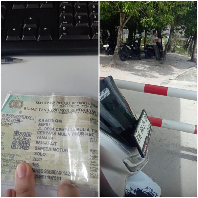 Tiket hilang sudah bayar denda