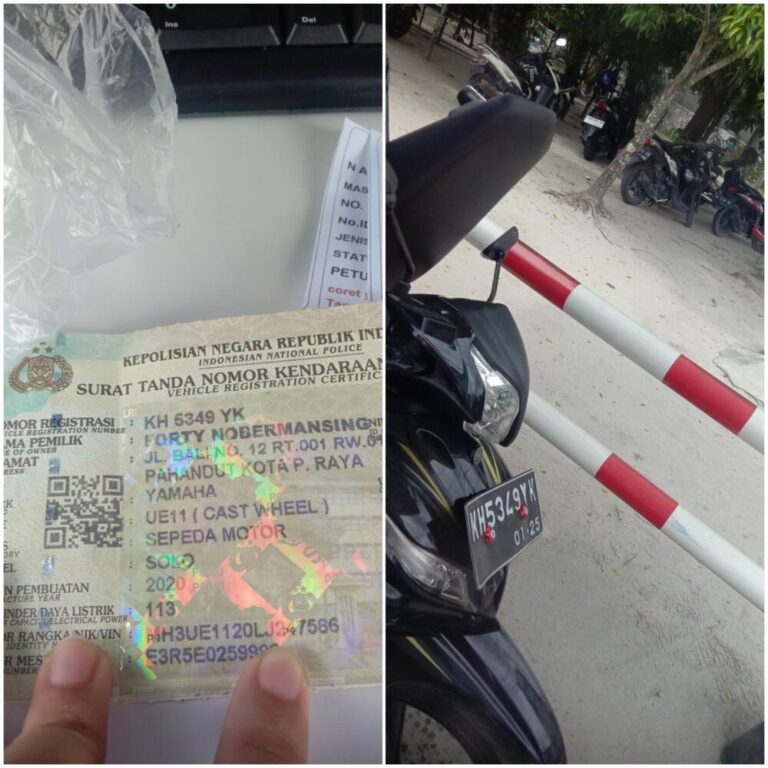 Tiket hilang sudah bayar denda