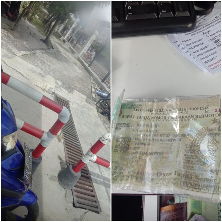 Tiket hilang sudah bayar denda