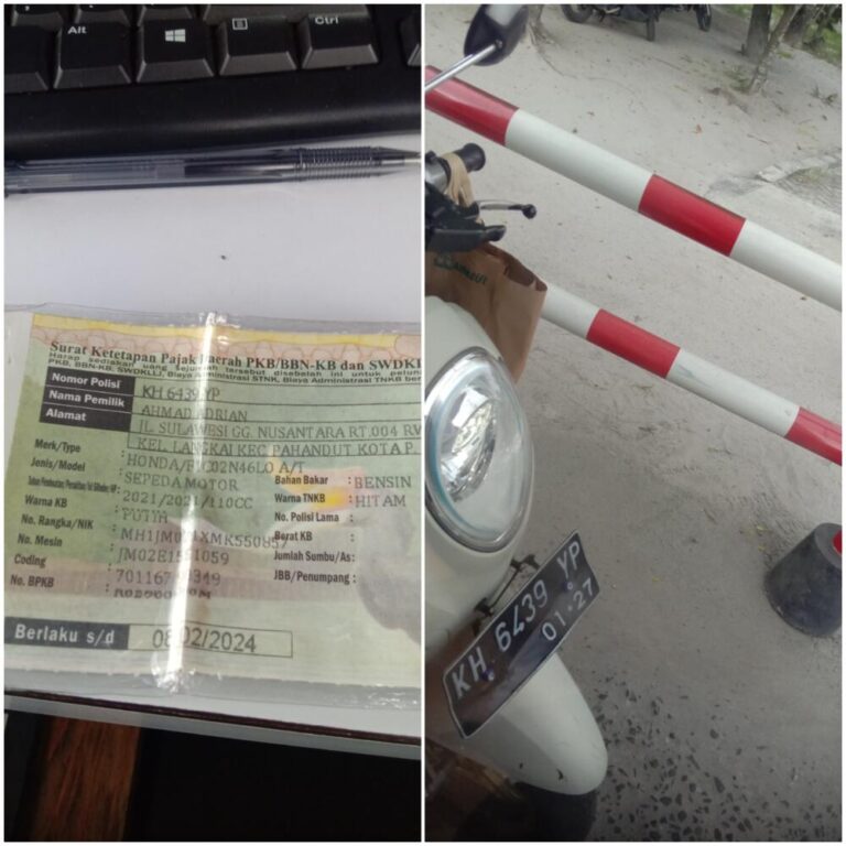 Tiket hilang sudah bayar denda