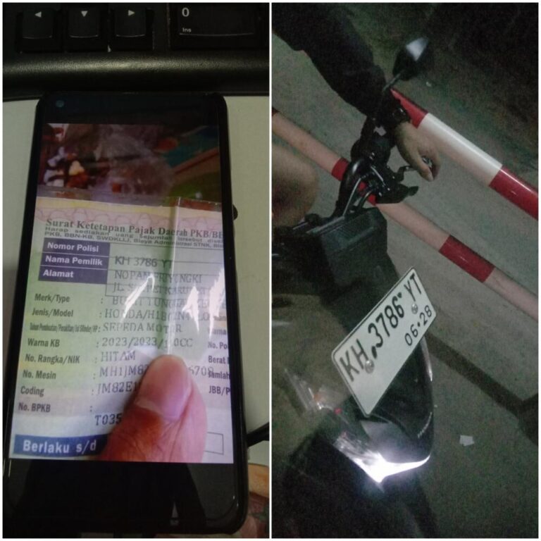 Tiket hilang sudah bayar denda