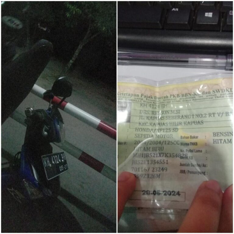 Tiket hilang sudah bayar denda