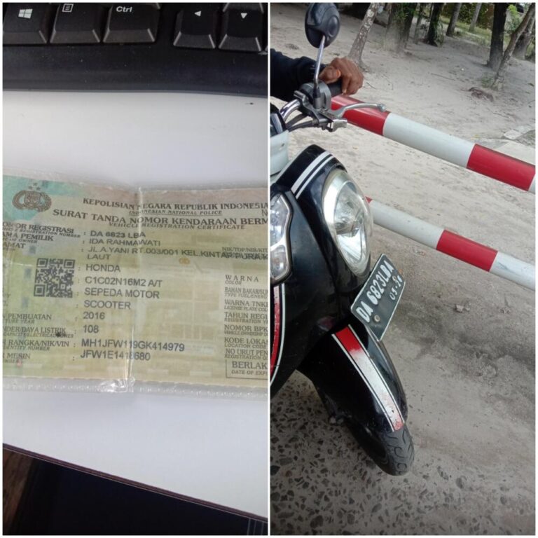 Tiket hilang sudah bayar denda