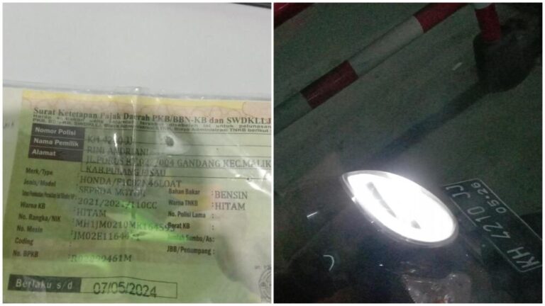 Tiket hilang sudah bayar denda