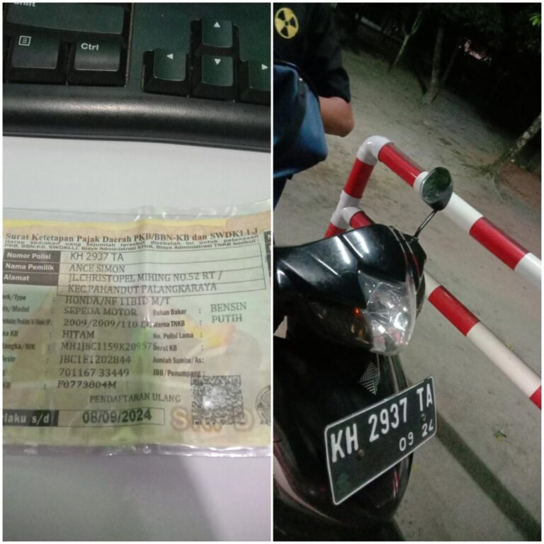 Tiket hilang sudah bayar denda