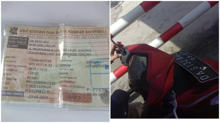 Tiket hilang sudah bayar denda