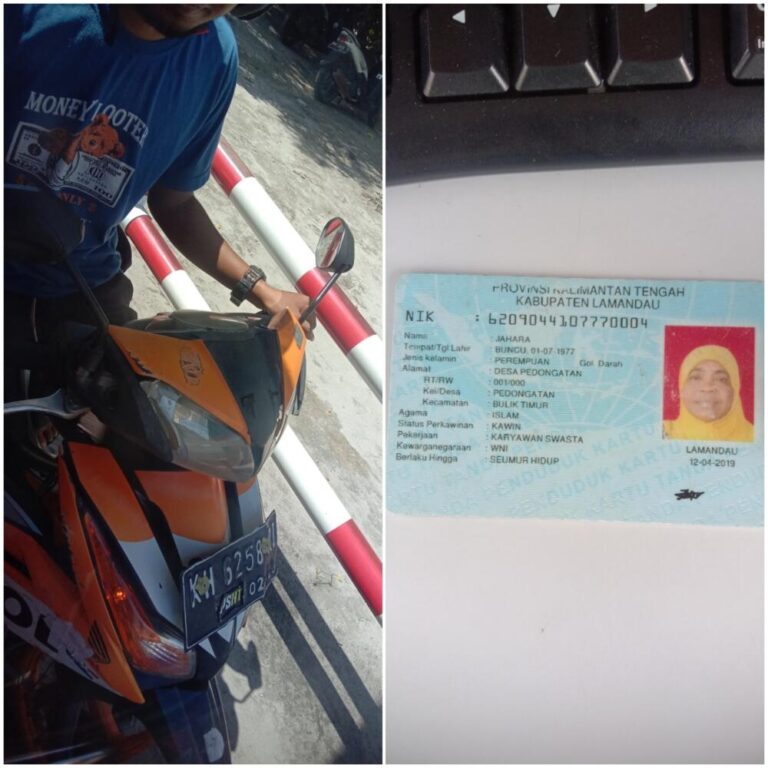 Tiket hilang sudah bayar denda