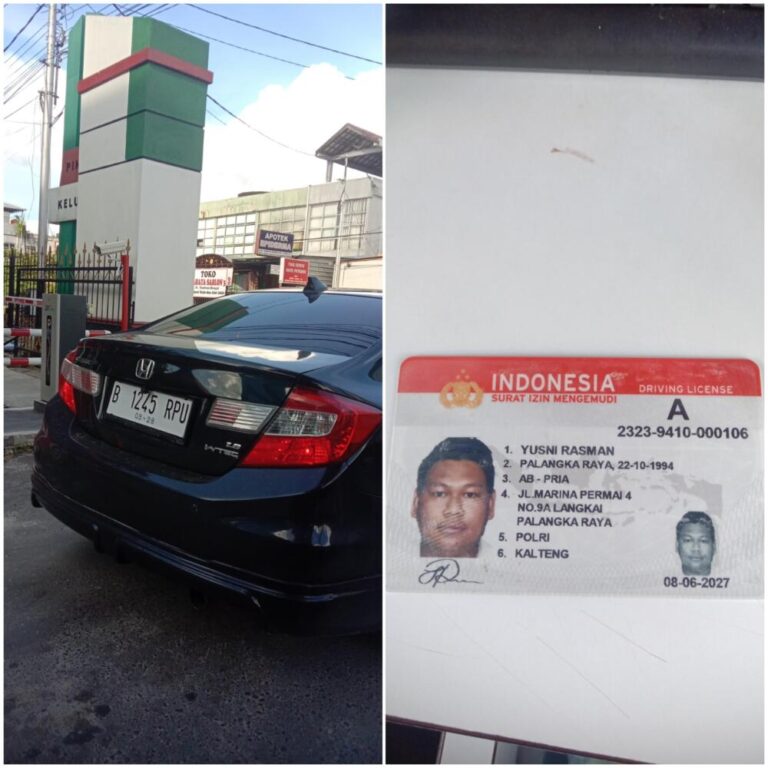 Tiket hilang sudah bayar denda