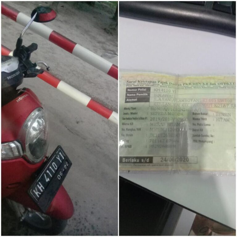 Tiket hilang sudah bayar denda