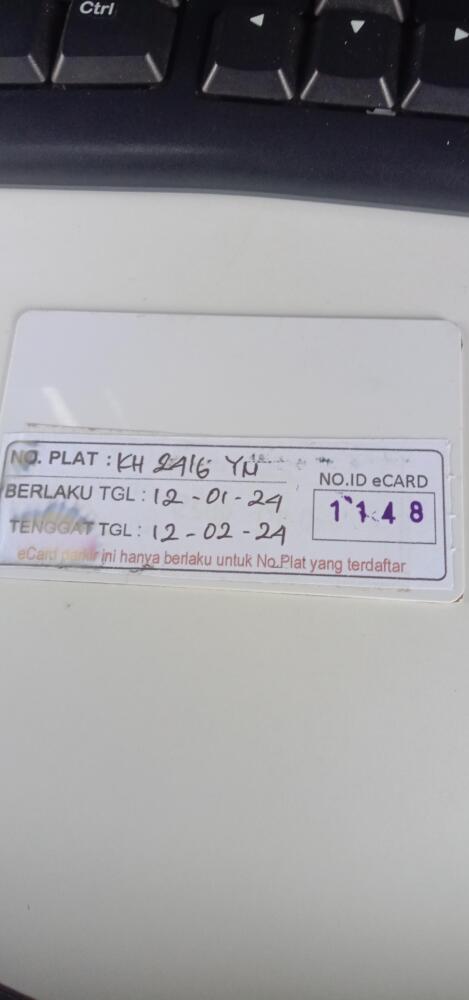 Kartu member kembali id 1148