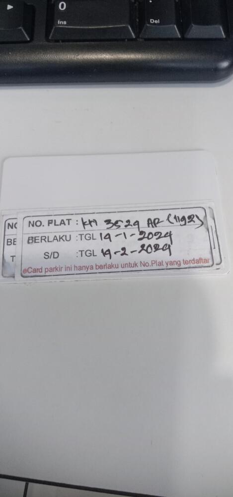 Kartu member kembali id 1192