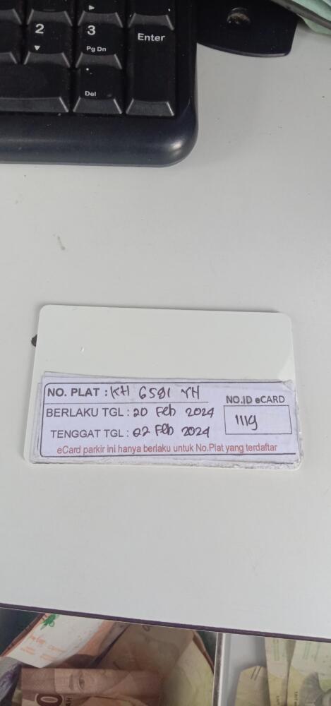 Kartu member kembali id 1119