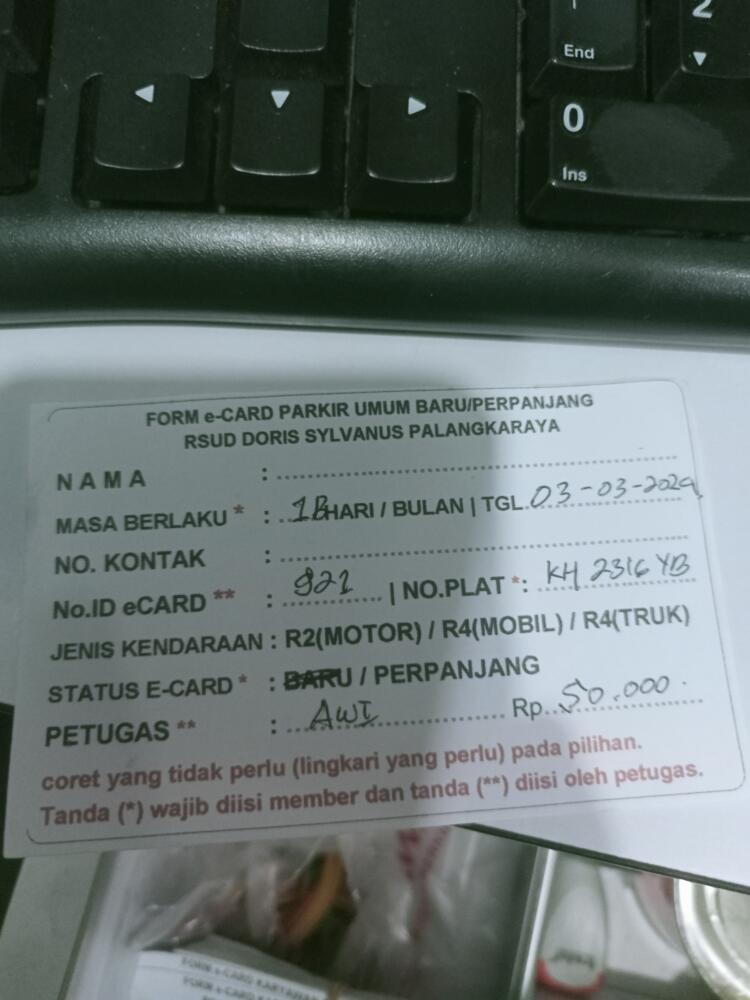 Perpanjang kartu
