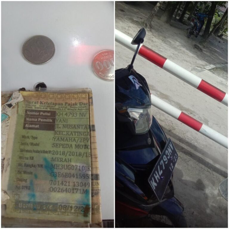 Tiket hilang sudah bayar denda