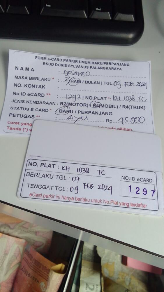 kARTU MEMBER BARU ID:1297