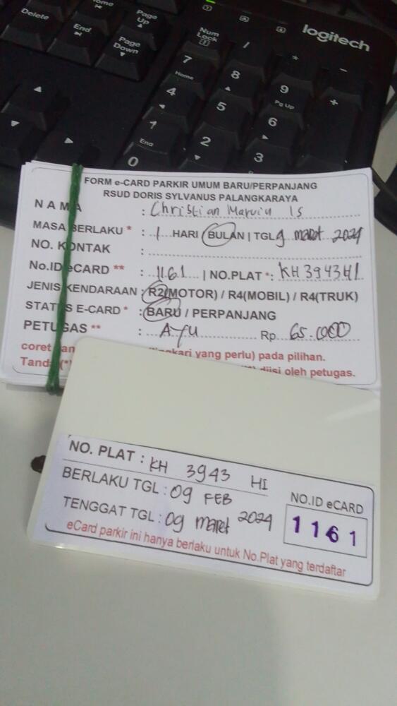 kARTU MEMBER BARU ID:1161