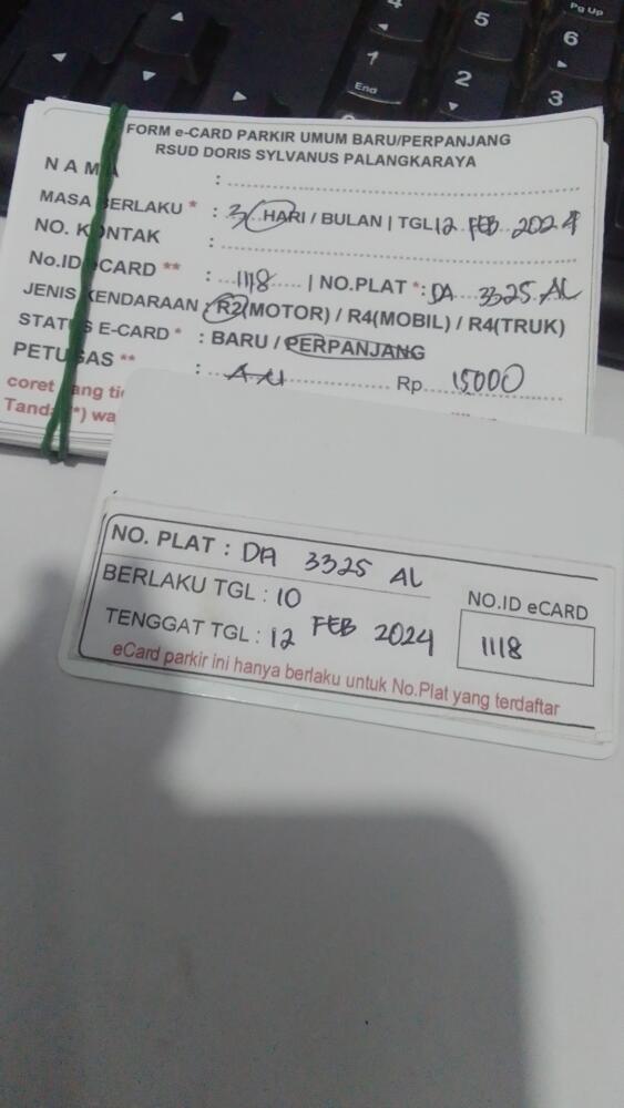 PERPANJANG KARTU ID:1118