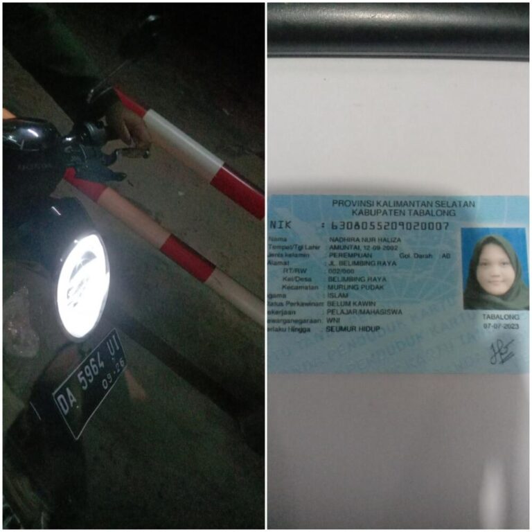 Tiket hilang sudah bayar denda