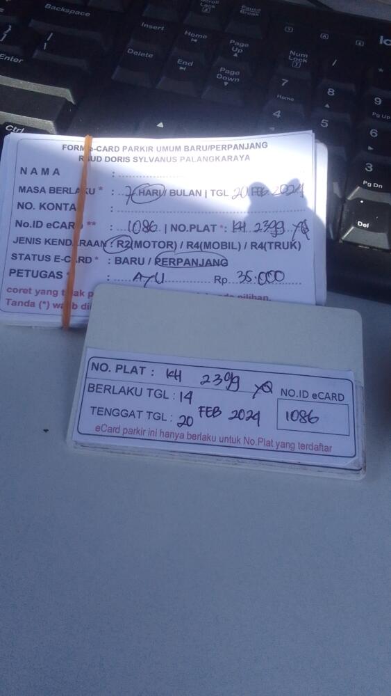 PERPANJANG KARTU ID:1086