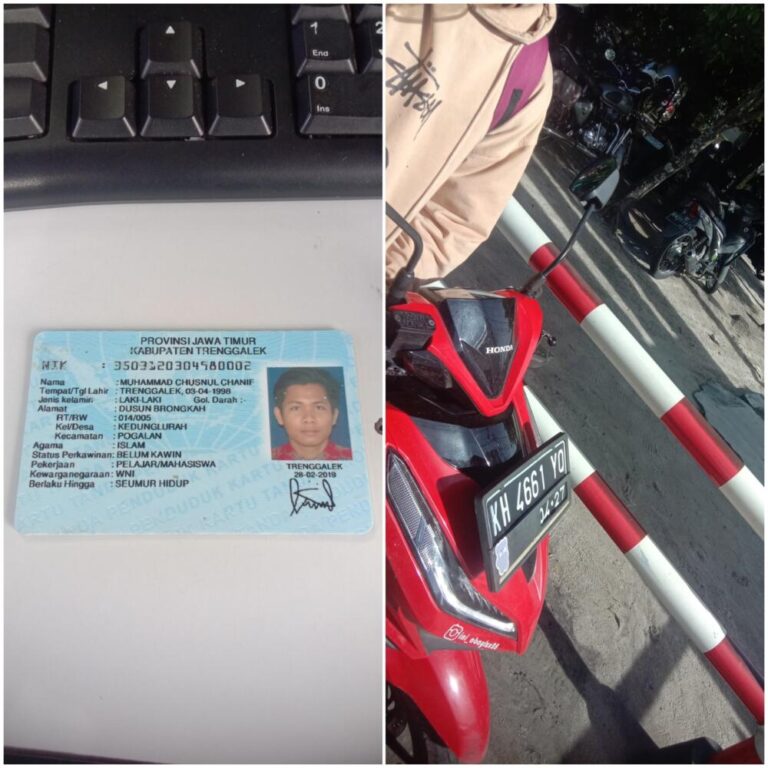 Tiket hilang sudah bayar denda