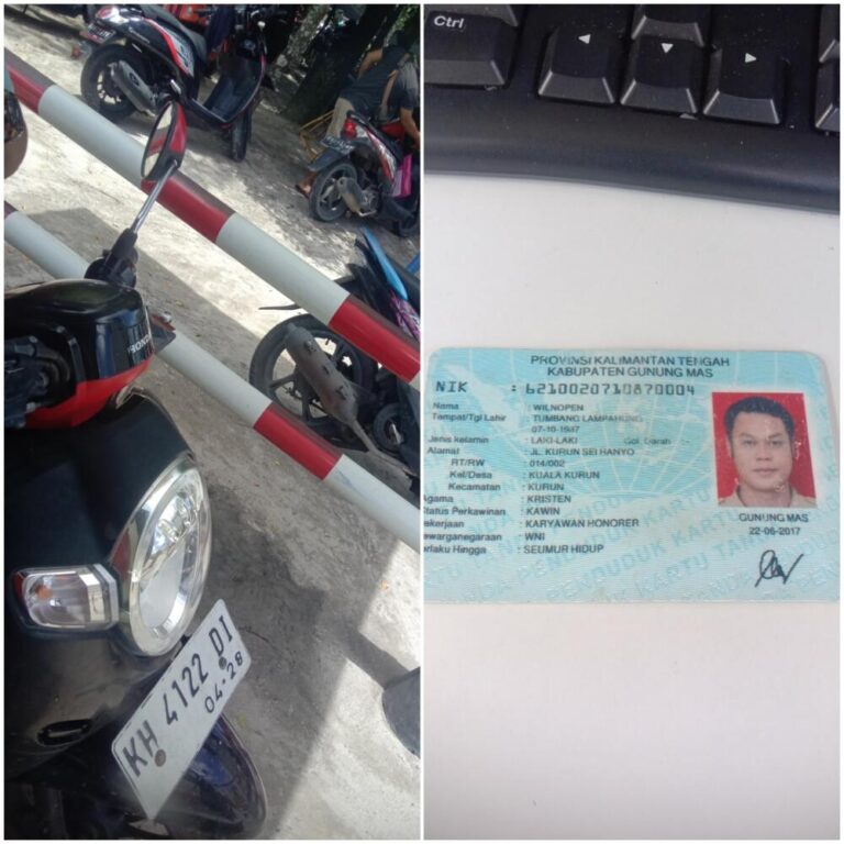 Tiket hilang sudah bayar denda