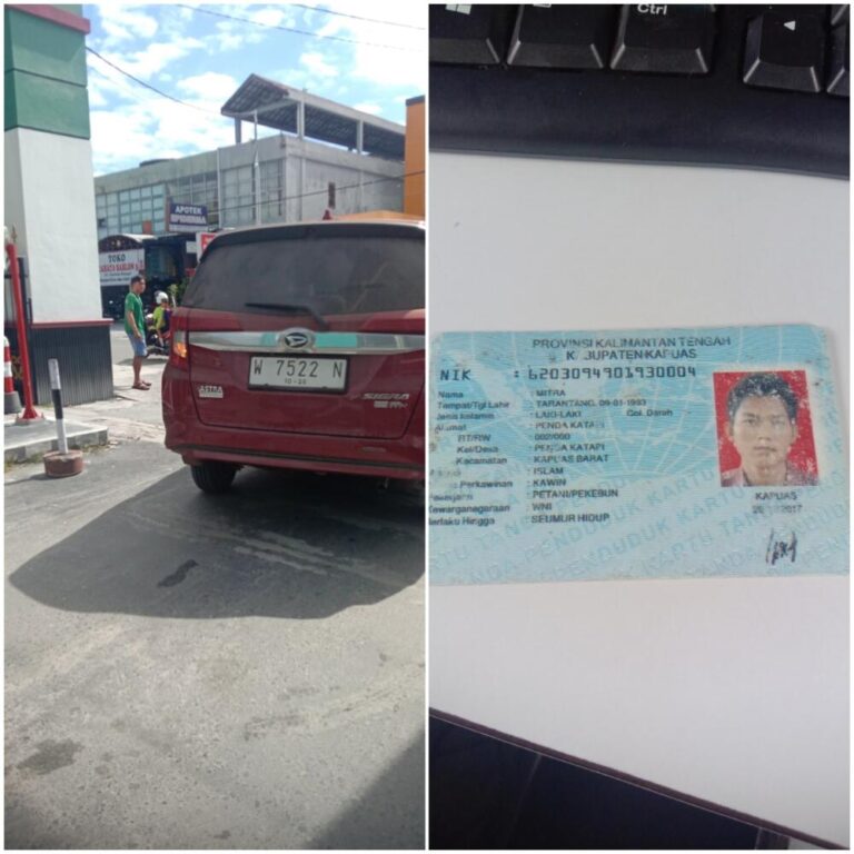 Tiket hilang sudah bayar denda