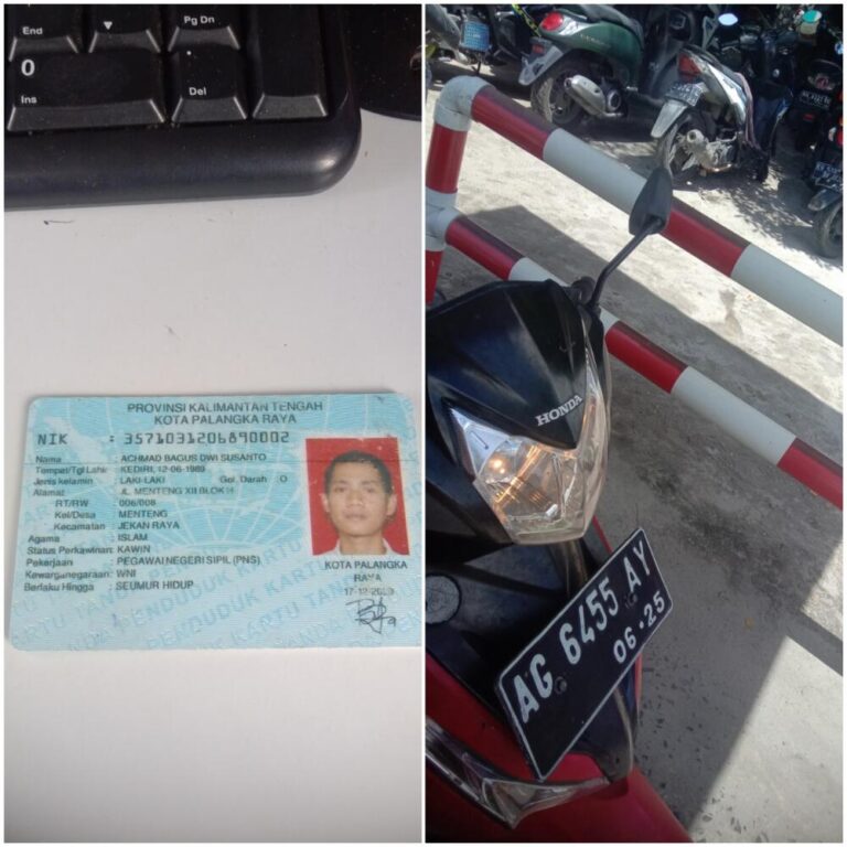 Tiket hilang sudah bayar denda