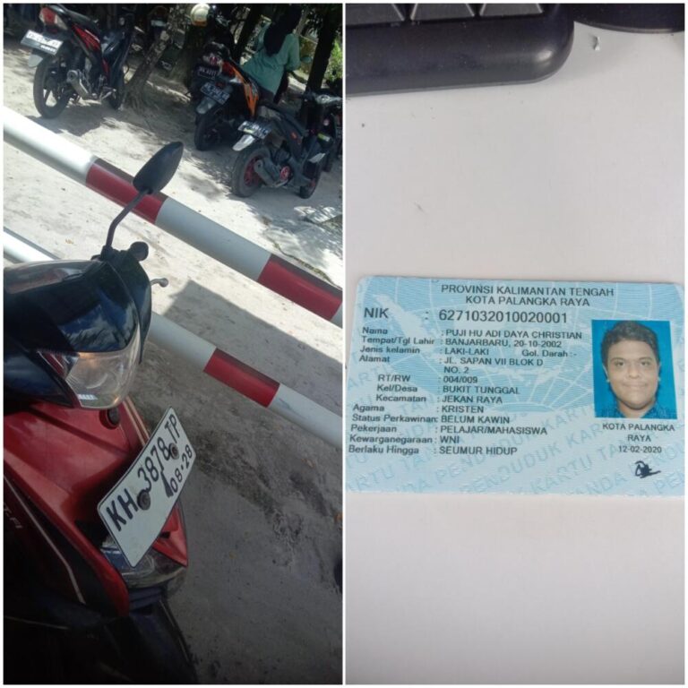 Tiket hilang sudah bayar denda