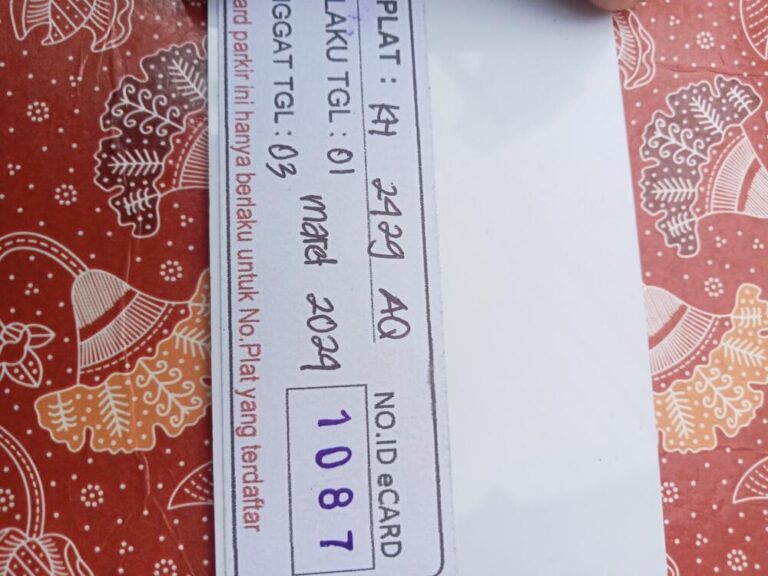 Kartu kembali R2 id 1087