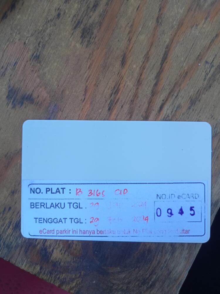 Kartu kembali