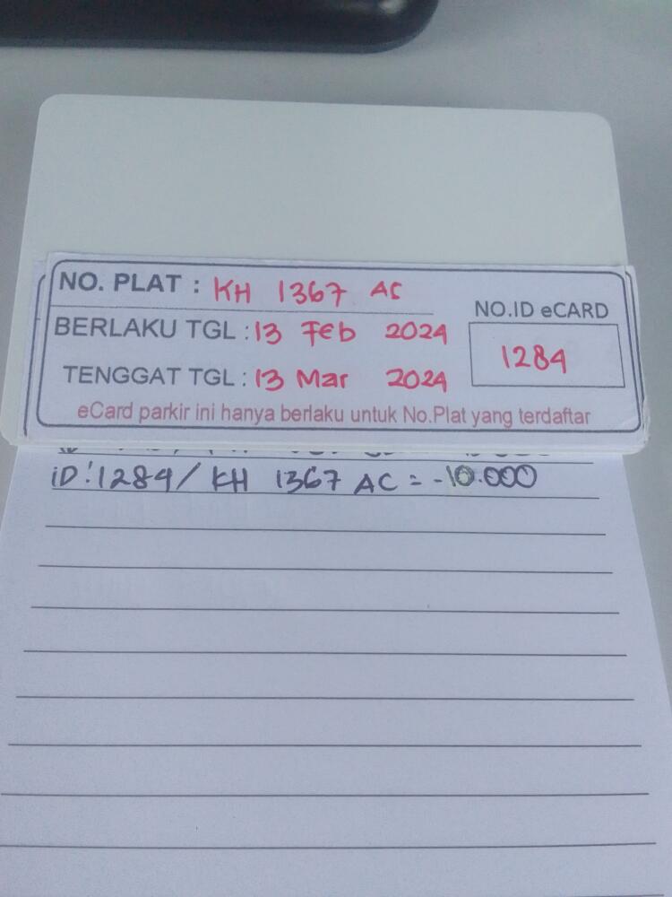 KARTU KEMBALI ID:1284
