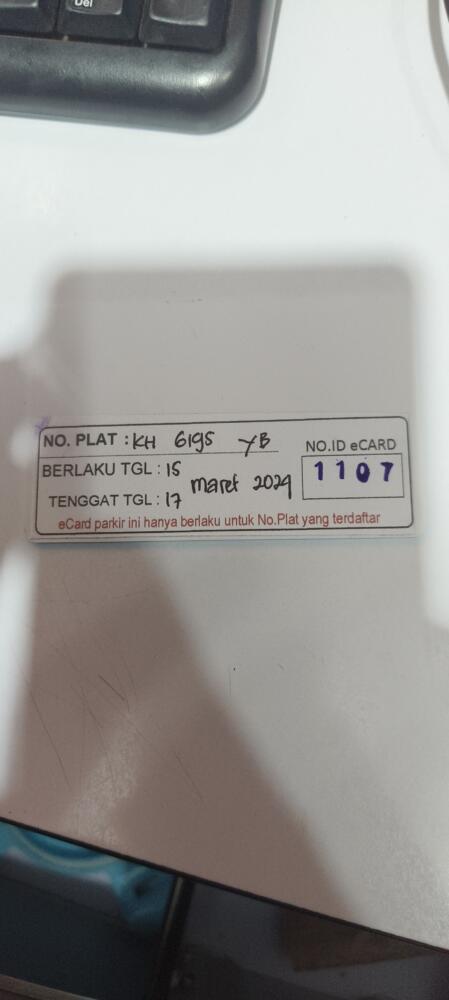 Kartu kembali