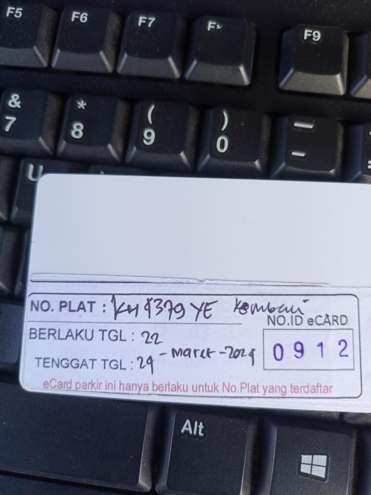 Kartu kembali